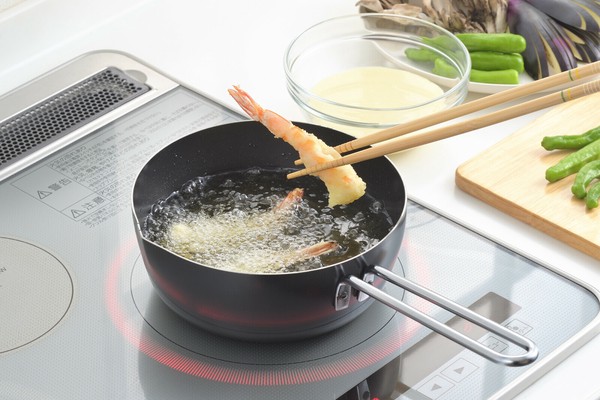 ヨシカワ（yoshikawa） シースタイル IH対応・シンプルなデザインで便利に使える鉄製いため鍋 18cm 日本製 SJ3919 thumbnail 3