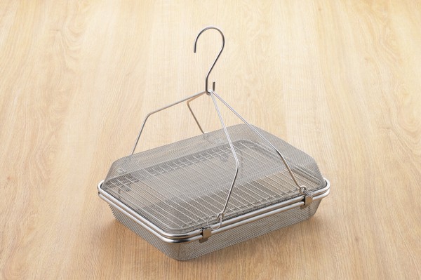 ヨシカワ（yoshikawa） ドライフルーツや干し野菜が作れるコンパクトなステンレス角型干しかご YJ3477 thumbnail 4