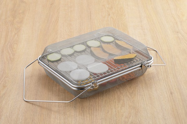 ヨシカワ（yoshikawa） ドライフルーツや干し野菜が作れるコンパクトなステンレス角型干しかご YJ3477 thumbnail 6