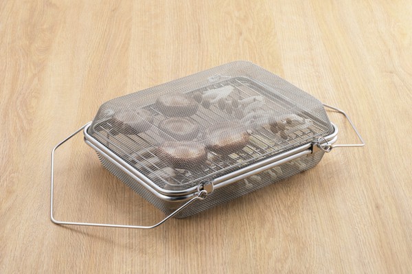 ヨシカワ（yoshikawa） ドライフルーツや干し野菜が作れるコンパクトなステンレス角型干しかご YJ3477 thumbnail 7