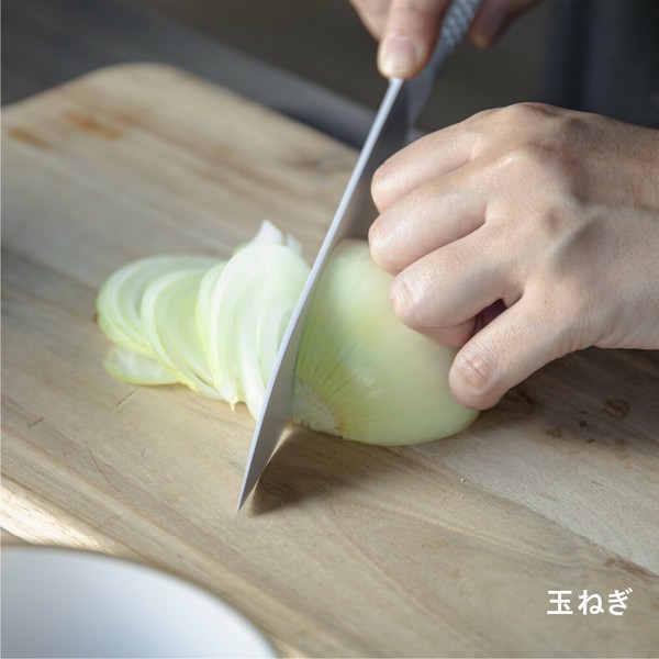 CB JAPAN（シービージャパン） atomico 三徳包丁 17.8cm 食洗機対応 汚れがつきにくい三徳包丁 フッ素加工 グレー thumbnail 6