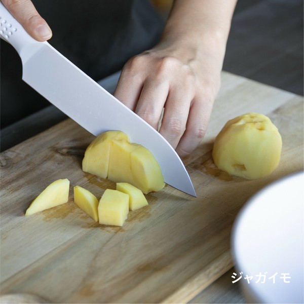 CB JAPAN（シービージャパン） atomico 三徳包丁 17.8cm 食洗機対応 汚れがつきにくい三徳包丁 フッ素加工 グレー thumbnail 8