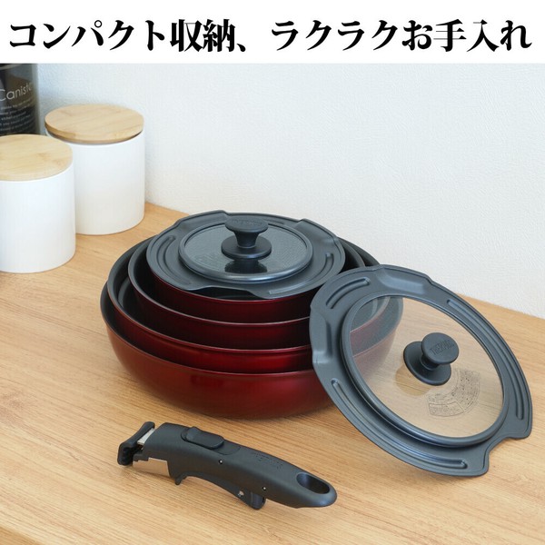 サーモス（THERMOS） 取っ手のとれる フライパン3点セット DA IH・ガス対応 thumbnail 4