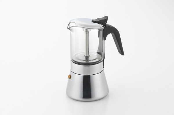 ヨシカワ（yoshikawa） 蓋を開けずに抽出具合がわかるエスプレッソメーカー 450ml YJ3857