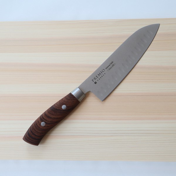 ヤクセル（YAXELL） Natural style 三徳包丁 165mm シリコーンコート SC ブラック プレミオ 31552 thumbnail 2