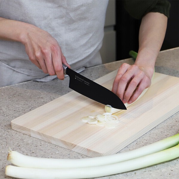 ヤクセル（YAXELL） Natural style 三徳包丁 165mm シリコーンコート SC ブラック プレミオ 31552 thumbnail 6