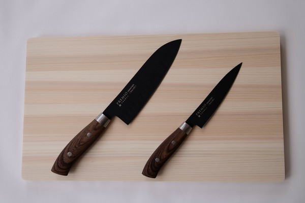 ヤクセル（YAXELL） Natural style 三徳包丁 165mm シリコーンコート SC ブラック プレミオ 31552 thumbnail 8