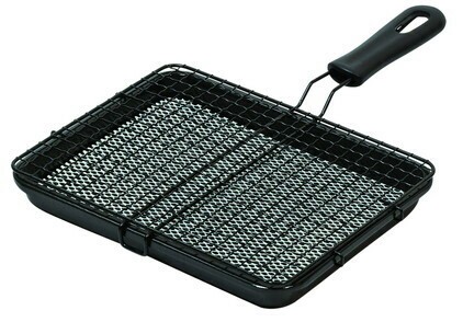 パール金属（PEARL LIFE） ホットグリル クリンプ焼網 セラミック入り ガス火専用 HB-6034 thumbnail 2