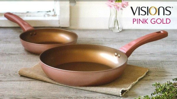 パール金属（PEARL LIFE） VISIONS ビジョン GOLDCoating フライパン 26cm CP-8795 thumbnail 4