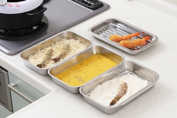 ヨシカワ（yoshikawa） ステンレス連結バット（フタ・アミ付）日本製 SJ1076 thumbnail 4