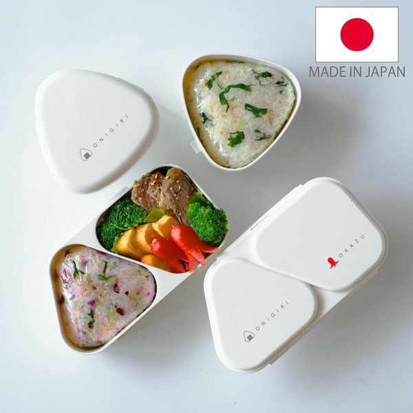 OSK(オーエスケー) おにぎりランチケース ホワイト