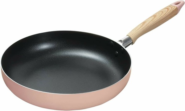パール金属（PEARL LIFE） ナチュラルクックピュア フライパン26cm(ピンク) HB-6662 thumbnail 7