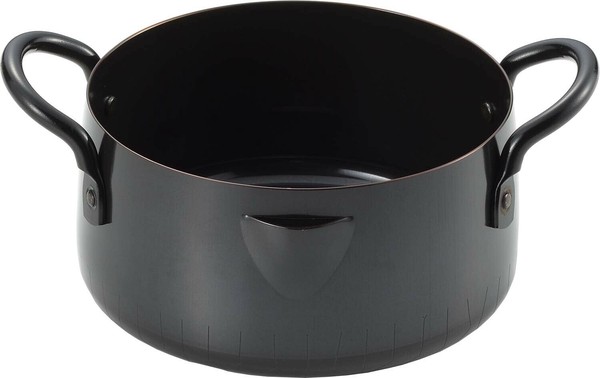 ヨシカワ（yoshikawa） NEW グルメパワー 共柄 天ぷら鍋 16cm 鉄製 打ち出し SJ3171 thumbnail 2