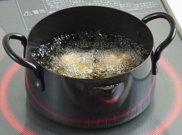 ヨシカワ（yoshikawa） NEW グルメパワー 共柄 天ぷら鍋 16cm 鉄製 打ち出し SJ3171 thumbnail 5