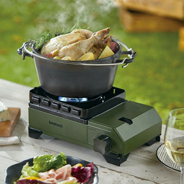 Iwatani（イワタニ） カセットコンロ カセットフー タフまるJr. オリーブ C thumbnail 3