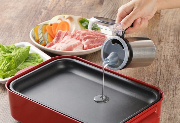 ヨシカワ（yoshikawa） 生活のかたち ステンレスオイルサーバー 400ml 液垂れしない 油差し 日本製 SJ3861 thumbnail 5