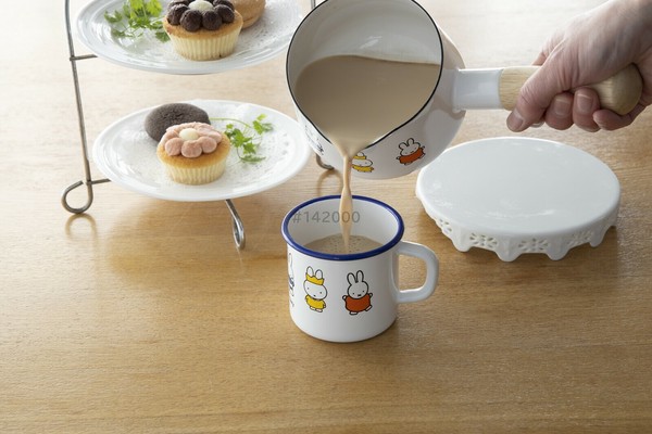 富士ホーロー（FUJIHORO） ミッフィー70周年 ミルクパン 12cm thumbnail 3