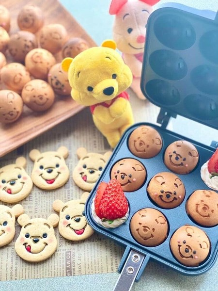 スケーター（Skater） ベビーカステラメーカー くまのプーさん ステッカー  ALOCT1 直火仕様 thumbnail 6