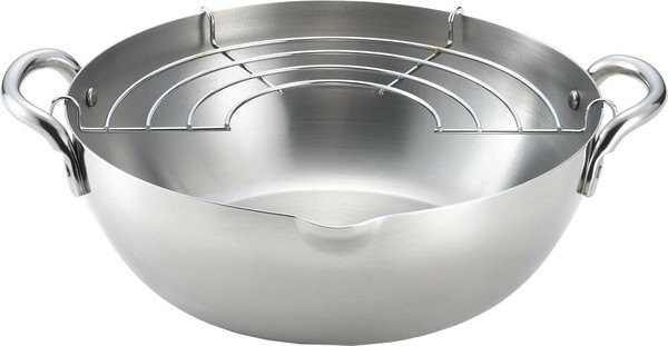 ヨシカワ（yoshikawa） 天道楽 ステンレス天ぷら鍋 20cm SJ3391 thumbnail 2