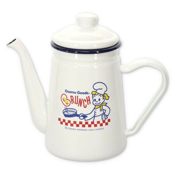 タマハシ オサムグッズ ブランチ ホーローカフェポット 1.1L OG-21 豊琺瑯 thumbnail 2