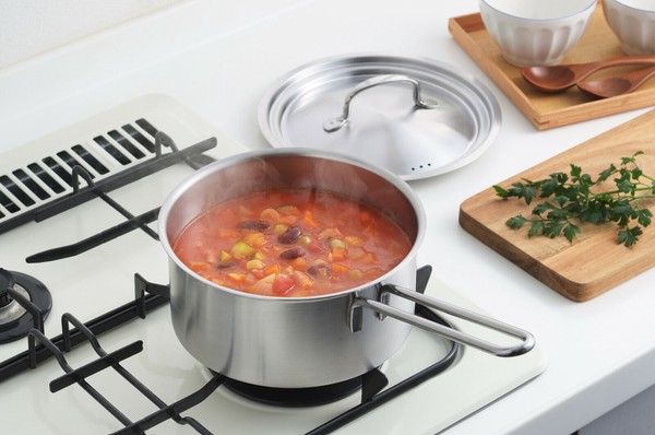 ヨシカワ（yoshikawa） シースタイル IH対応・シンプルなデザインで便利に使える片手鍋 18cm 日本製 SJ3917 thumbnail 3