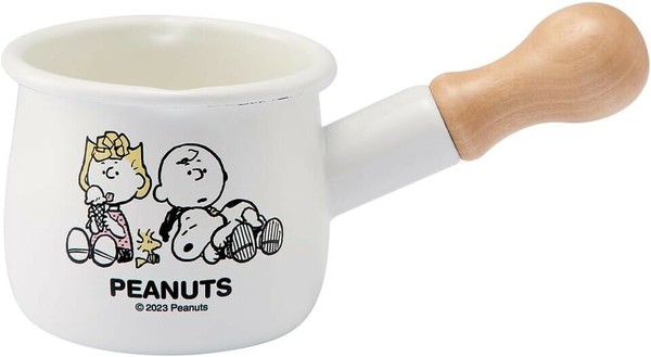 タマハシ ホーロー プチミルクパン スヌーピー 豊琺瑯 SNJ-2303 日本製 ガス火専用 thumbnail 2