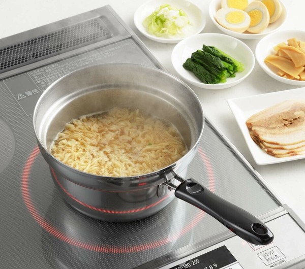 ヨシカワ（yoshikawa） くるめん亭のふきこぼれにくい鍋 両手鍋 26cm IH対応 SJ136 thumbnail 6