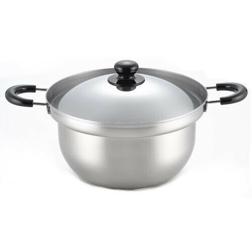 ヨシカワ（yoshikawa） くるめん亭のふきこぼれにくい鍋 両手鍋 26cm IH対応 SJ136 thumbnail 10