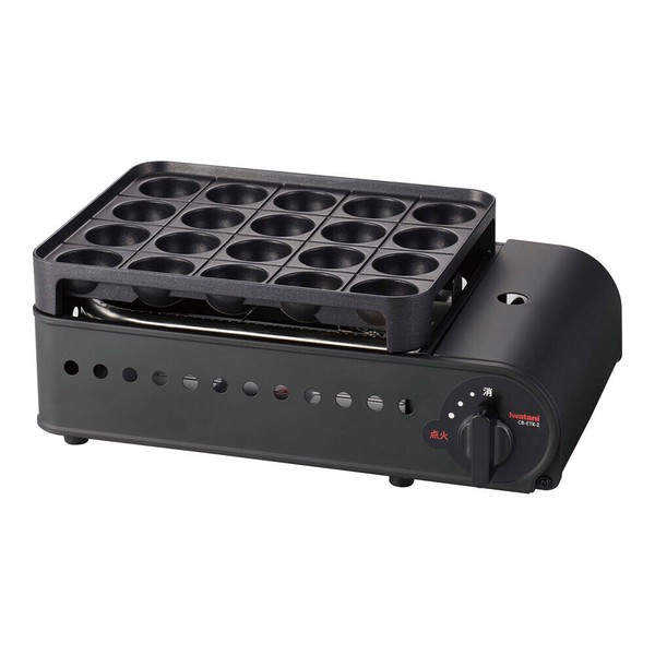 Iwatani（イワタニ） カセットガス たこ焼器 炎たこ2. CB-ETKー2 マットブラック