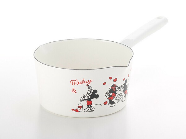 タマハシ ミッキー＆ミニー ホーローミルクパン15cm MMJ-02 thumbnail 3