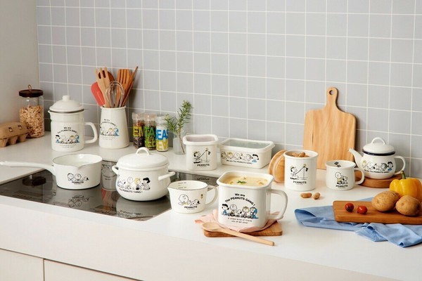 タマハシ ホーローカフェポット スヌーピー 豊琺瑯 SNJ-2305 日本製 ガス火専用 thumbnail 6