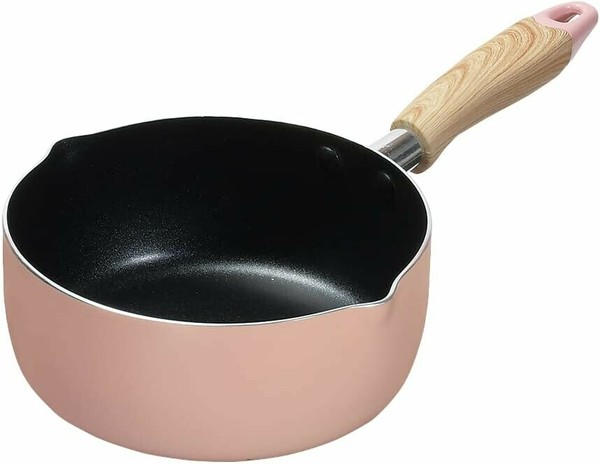 パール金属（PEARL LIFE） ナチュラルクックピュア 平鍋18cm(ピンク) HB-6659 thumbnail 2