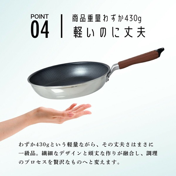 PARK LANE（パークレーン） ネオ チタンコート フライパン 20cm K-10585 ガス火・IH thumbnail 5