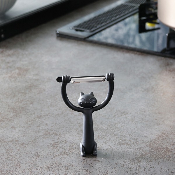 Astro（アストロ） ピーラー ブラック 黒猫 日本製 ステンレス 皮むき器 T字型 サビにくい 510-23 thumbnail 6