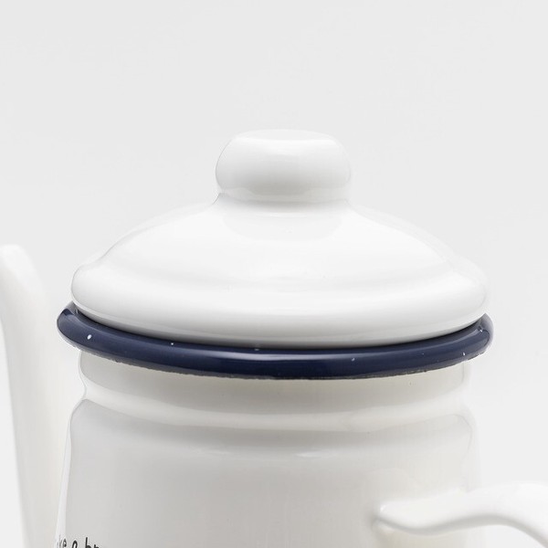 plune.(プルーン) ホーローカフェポット「ミミココモモ」 コーヒーポット 珈琲 湯沸かし キャンプ ガス火専用 thumbnail 6