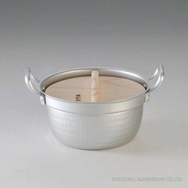 北陸アルミニウム（hokua） 萬彩伝 （段付鍋、雪平鍋、親子鍋、木蓋）萬彩伝親子鍋蓋16.5cm用 thumbnail 8