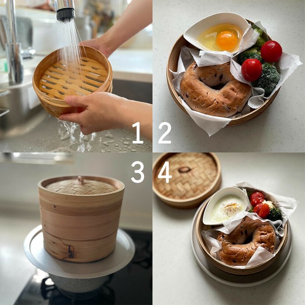 and C（アンドシー） 竹せいろ 21cm 2段 セット thumbnail 3