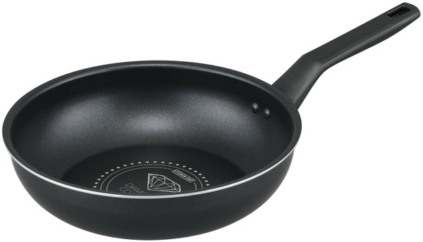 IRIS OHYAMA（アイリスオーヤマ） ダイヤモンドコートフライパン炒め鍋 ガス火対応26cm