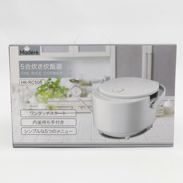 HIRO CORPORATION（ヒロコーポレーション） Modéré 5合炊き炊飯器 HK-RC505WH thumbnail 8