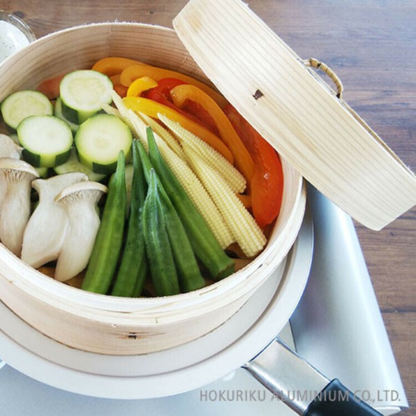 and C（アンドシー） おいしさに差が出る せいろ 蒸し板 受け台 日本製 中華セイロ用 蒸し台 外径24cm 24a4082 thumbnail 10