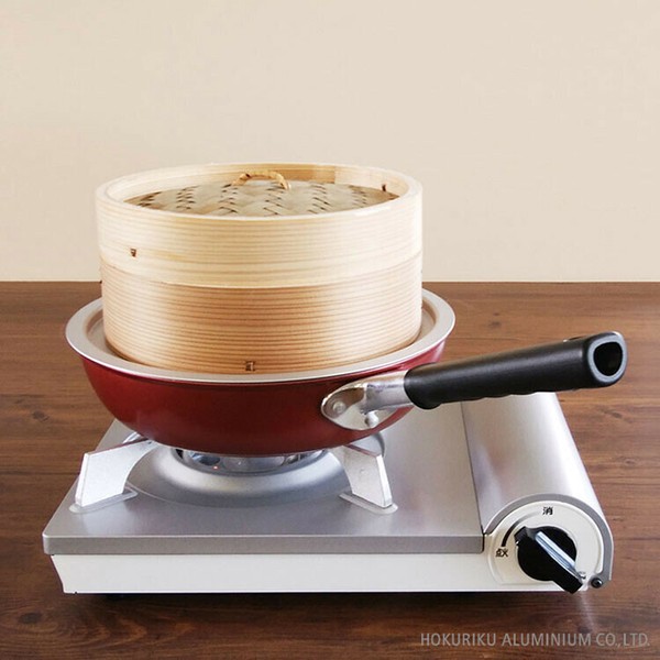 and C（アンドシー） おいしさに差が出る せいろ 蒸し板 受け台 日本製 中華セイロ用 蒸し台 外径24cm 24a4082 thumbnail 9