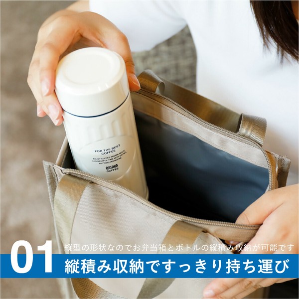 CB JAPAN（シービージャパン） maneuver 保冷バッグ 軽量 3層レイヤー スクエア型 M-ベージュ thumbnail 3