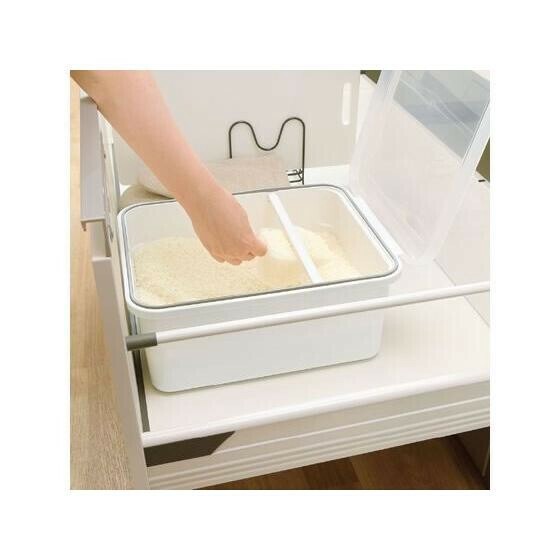 Richell（リッチェル） トトノ 米びつR 5kg ライスストッカー 計量カップ付 キッチン用品 thumbnail 3