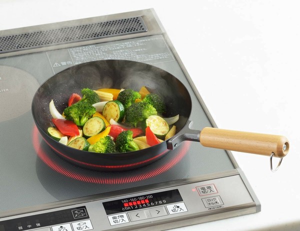 3COINS（スリーコインズ） NEW グルメパワー 木柄 フライパン 22cm 鉄製 打ち出し SJ3168 thumbnail 8