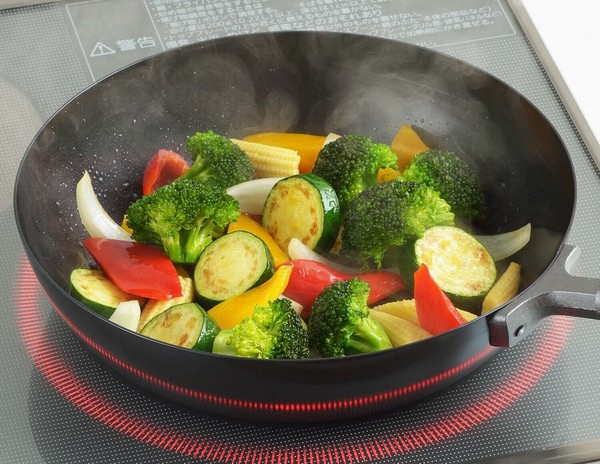 3COINS（スリーコインズ） NEW グルメパワー 木柄 フライパン 22cm 鉄製 打ち出し SJ3168 thumbnail 9