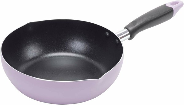 パール金属（PEARL LIFE） ふっ素加工 IH対応 目盛付 料理 フライパン22cm ピンク HC-67 thumbnail 7