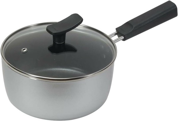 パール金属（PEARL LIFE） チーノ 片手鍋 16cm ガラス蓋付 IH対応 オール熱源対応 ふっ素加工 HB-6560 thumbnail 8