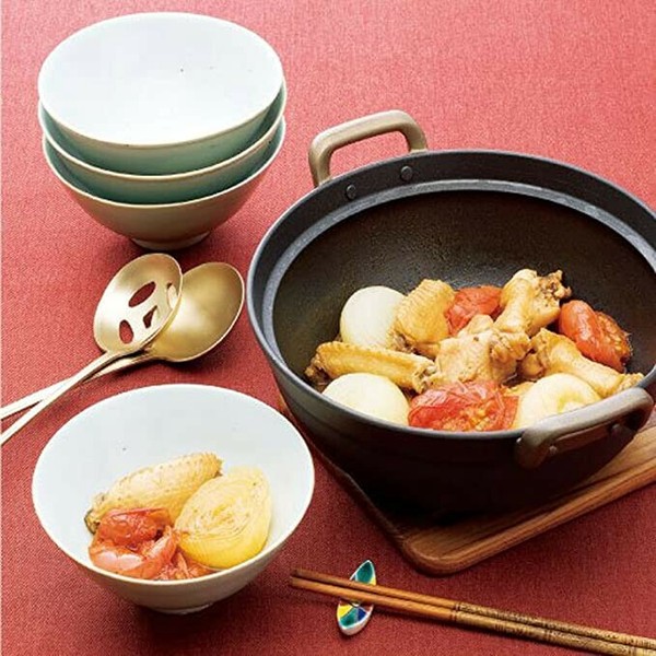 北陸アルミニウム（hokua） ウー・ウェン 煮鍋 テフロン加工鍋 (小) 18cm　【お玉セット付】＜日本製＞ thumbnail 6