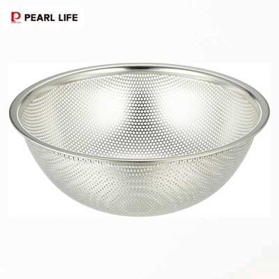 パール金属(PEARL LIFE) ステンレス パンチングボール 24cm 日本製 HB-1644