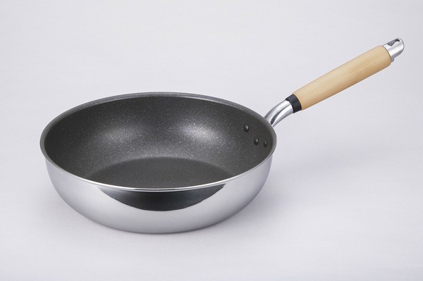 北陸アルミニウム(hokua) 極 ふかみ IHいため鍋 28cm A−3124